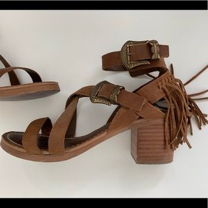 Matisse Titus fringe sandals